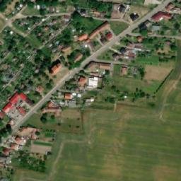 Satellite imagery of [Nový Bydžov] Metličany church t., CZ