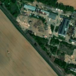 Satellite imagery of ČKD [Hradec Králové-Plotiště] factory chimney, CZ