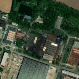 Satellite imagery of ČKD [Hradec Králové-Plotiště] factory chimney, CZ