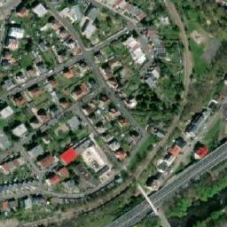 Satellite imagery of [Karlovy Vary-Bohatice] heating plant chimney, CZ