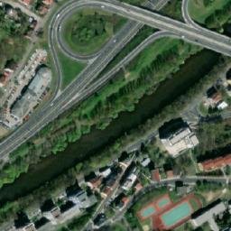Satellite imagery of [Karlovy Vary-Bohatice] heating plant chimney, CZ