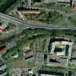 Satellite imagery of [Karlovy Vary-Bohatice] heating plant chimney, CZ