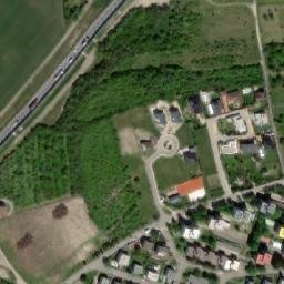 Satellite imagery of [Slaný] hospital chimney, CZ