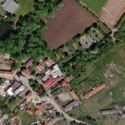 Satellite imagery of [Kojetice u Prahy] church t., CZ