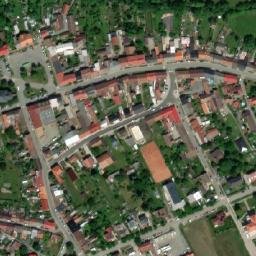 Satellite imagery of [Nechanice] church t., CZ