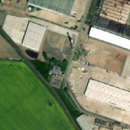 Satellite imagery of ČKD [Hradec Králové-Plotiště] factory chimney, CZ