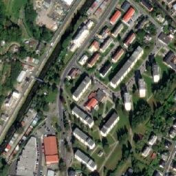 Satellite imagery of [Jeseník] Evang. church t., CZ