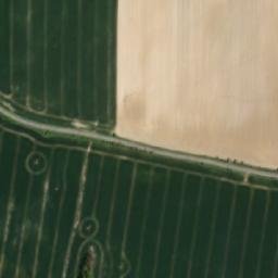 Satellite imagery of [Rusín-Matějovice] chapel sanctus t., CZ