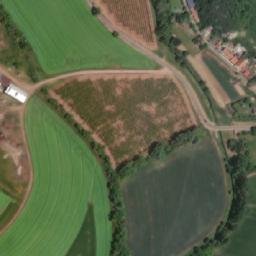 Satellite imagery of [Blšany-Siřem] church t., CZ