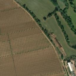 Satellite imagery of [Deštnice] church sanctus t., CZ