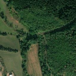 Satellite imagery of [Deštnice] church sanctus t., CZ