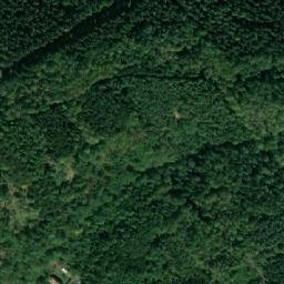 Satellite imagery of [Deštnice] church sanctus t., CZ