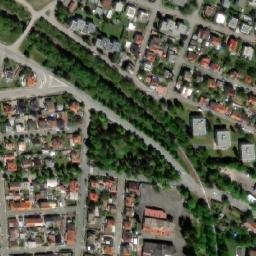 Satellite imagery of [Slaný] hospital chimney, CZ