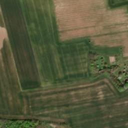 Satellite imagery of [Zvoleněves] former sugar factory chimney, CZ