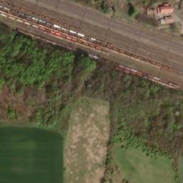 Satellite imagery of [Kralupy nad Vltavou] veneer factory chimney, CZ