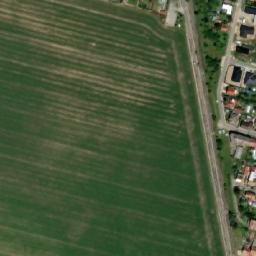 Satellite imagery of [Nový Bydžov] cemetery church t., CZ
