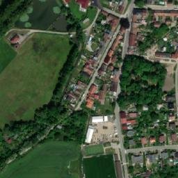 Satellite imagery of [Nechanice] church t., CZ