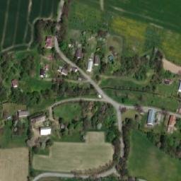 Satellite imagery of [Rusín-Matějovice] chapel sanctus t., CZ
