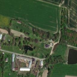 Satellite imagery of [Rusín-Matějovice] chapel sanctus t., CZ