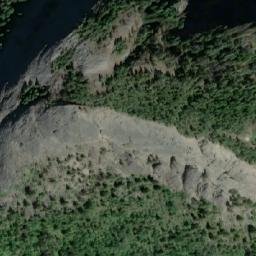 Satellite imagery of Camels Hump, CA