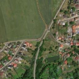Satellite imagery of [Podbořany] church t., CZ