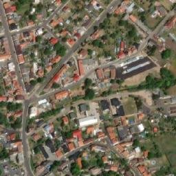 Satellite imagery of [Podbořany] church t., CZ