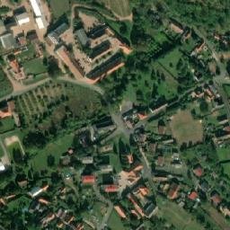 Satellite imagery of [Deštnice] church sanctus t., CZ