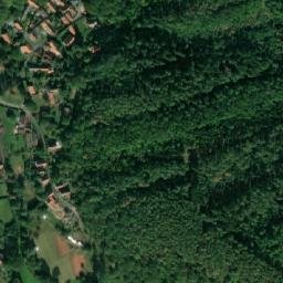 Satellite imagery of [Deštnice] church sanctus t., CZ