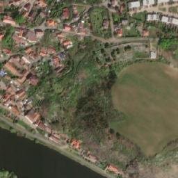 Satellite imagery of [Chvatěruby] church sanctus t., CZ