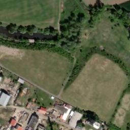 Satellite imagery of [Kostelec nad Labem] former sugar factory chimney, CZ