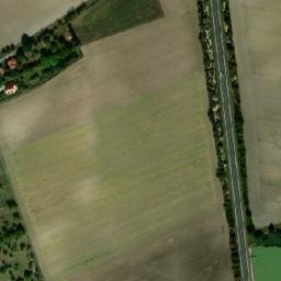 Satellite imagery of [Činěves] church t., CZ