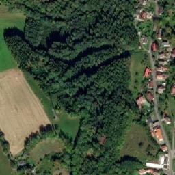 Satellite imagery of [Skuhrov nad Bělou] castle outlook t., CZ