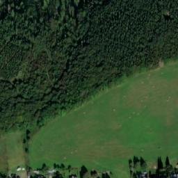 Satellite imagery of [Zlaté Hory-Rejvíz] church t., CZ