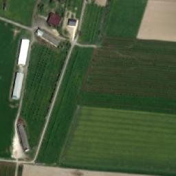 Satellite imagery of [Rusín-Matějovice] chapel sanctus t., CZ