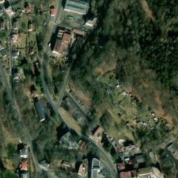 Satellite imagery of [Aš] church t., CZ