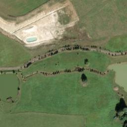 Satellite imagery of [Jenišov] kaolin mine, CZ