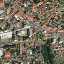 Satellite imagery of [Podbořany] church t., CZ