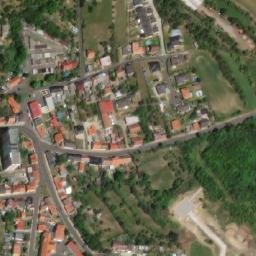 Satellite imagery of [Podbořany] church t., CZ