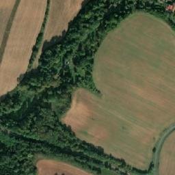 Satellite imagery of [Deštnice] church sanctus t., CZ