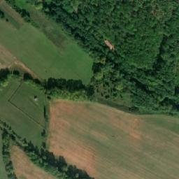 Satellite imagery of [Deštnice] church sanctus t., CZ