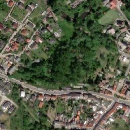 Satellite imagery of [Kostelec nad Labem] former sugar factory chimney, CZ
