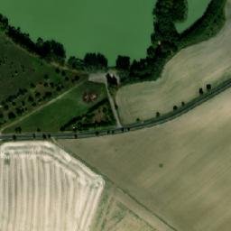 Satellite imagery of [Činěves] church t., CZ