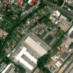 Satellite imagery of [Hradec Králové-Pouchov] church t., CZ