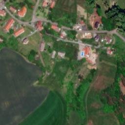 Satellite imagery of [Skuhrov nad Bělou] castle outlook t., CZ