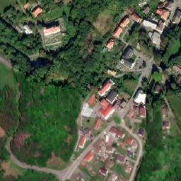 Satellite imagery of [Skuhrov nad Bělou] castle outlook t., CZ