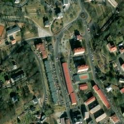 Satellite imagery of [Aš] church t., CZ
