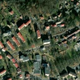 Satellite imagery of [Aš] church t., CZ