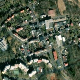 Satellite imagery of [Aš] church t., CZ