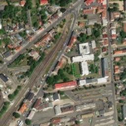 Satellite imagery of [Podbořany] church t., CZ
