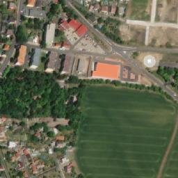 Satellite imagery of [Podbořany] church t., CZ
